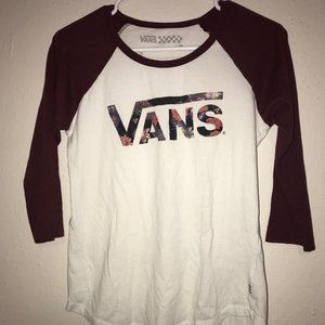 Vans quarter length shirt